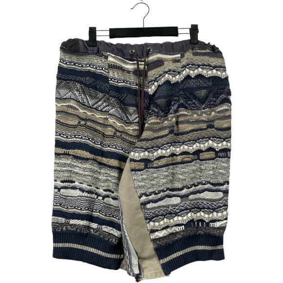 Vintage Coogi Cut & Sew Patchwork Shorts 34 - Picture 1 of 7